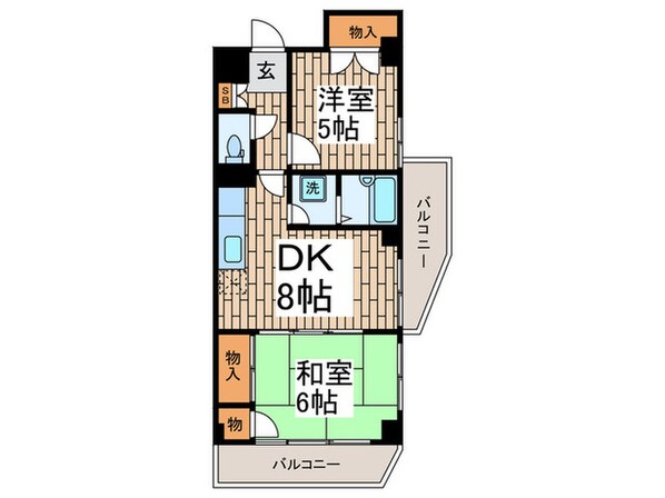 ホ―ムズ山王の物件間取画像